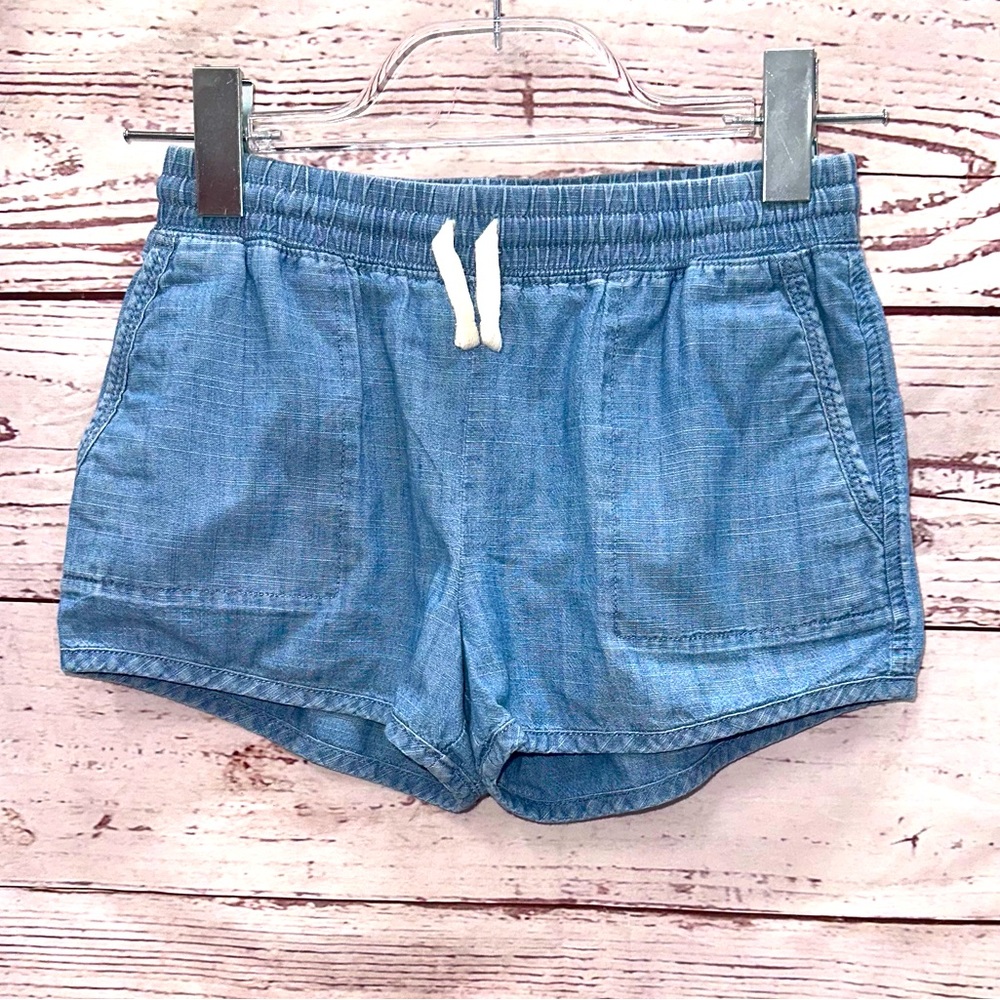 Crewcuts Lightweight Denim Drawstring Shorts Size 10
